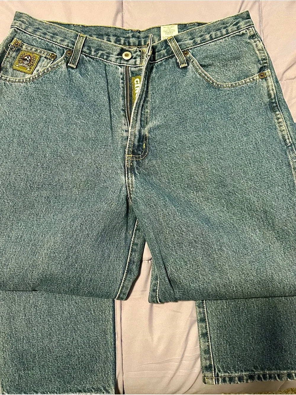 Cinch Light Blue Straight Leg Jeans